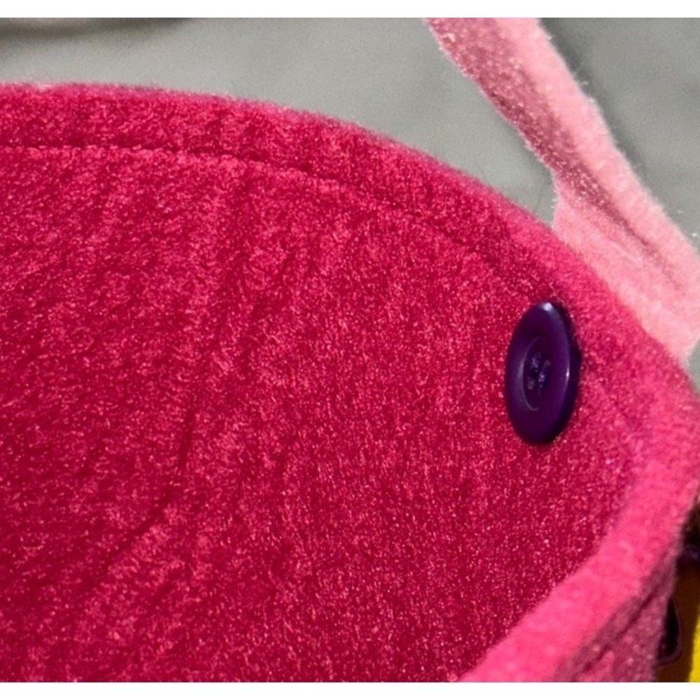 Disney Store Miss Bunny Felt Easter Basket Pink Bambi Rabbit Tote Bag NWT - Picture 10 of 14